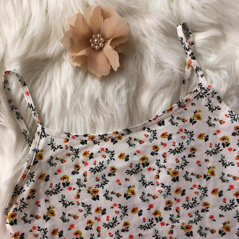 Floral tank top